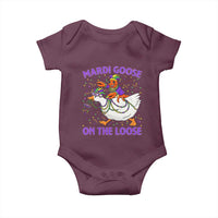 Funny Mardi Gras Baby Onesie Goose Crawfish Carnival Trendy Meme