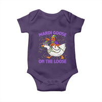 Funny Mardi Gras Baby Onesie Goose Crawfish Carnival Trendy Meme