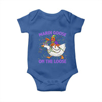 Funny Mardi Gras Baby Onesie Goose Crawfish Carnival Trendy Meme