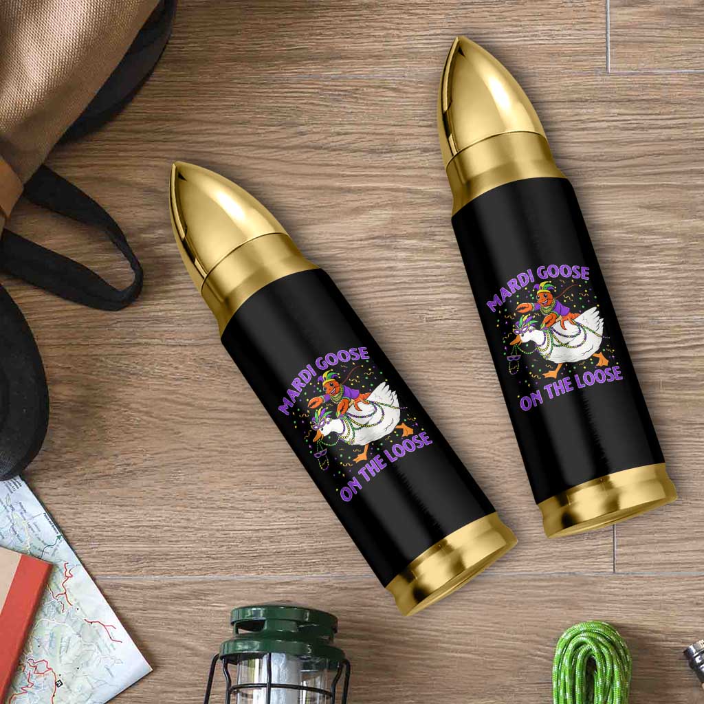 Funny Mardi Gras Bullet Tumbler Goose Crawfish Carnival Trendy Meme