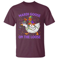 Funny Mardi Gras T Shirt Goose Crawfish Carnival Trendy Meme
