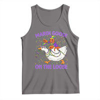 Funny Mardi Gras Tank Top Goose Crawfish Carnival Trendy Meme
