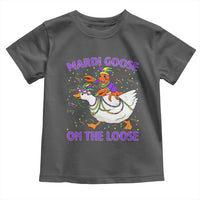 Funny Mardi Gras Toddler T Shirt Goose Crawfish Carnival Trendy Meme