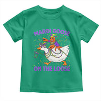 Funny Mardi Gras Toddler T Shirt Goose Crawfish Carnival Trendy Meme