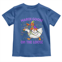 Funny Mardi Gras Toddler T Shirt Goose Crawfish Carnival Trendy Meme