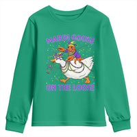 Funny Mardi Gras Youth Sweatshirt Goose Crawfish Carnival Trendy Meme