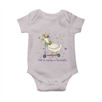 Mardi Gras Silly Goose Baby Onesie Off To Cause A Kerfuffle