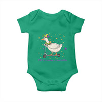 Mardi Gras Silly Goose Baby Onesie Off To Cause A Kerfuffle