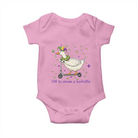 Mardi Gras Silly Goose Baby Onesie Off To Cause A Kerfuffle