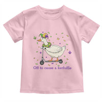 Mardi Gras Silly Goose Toddler T Shirt Off To Cause A Kerfuffle