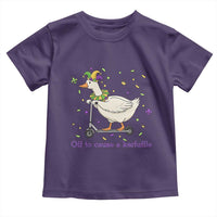 Mardi Gras Silly Goose Toddler T Shirt Off To Cause A Kerfuffle