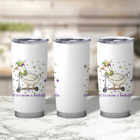 Mardi Gras Silly Goose Tumbler Cup Off To Cause A Kerfuffle