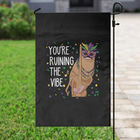 Funny Mardi Gras Garden Flag Marcus The Worm Carnival Trendy Meme