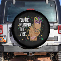 Funny Mardi Gras Spare Tire Cover Marcus The Worm Carnival Trendy Meme