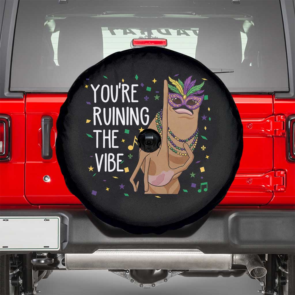 Funny Mardi Gras Spare Tire Cover Marcus The Worm Carnival Trendy Meme