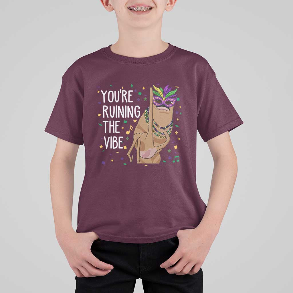 Funny Mardi Gras T Shirt For Kid Marcus The Worm Carnival Trendy Meme