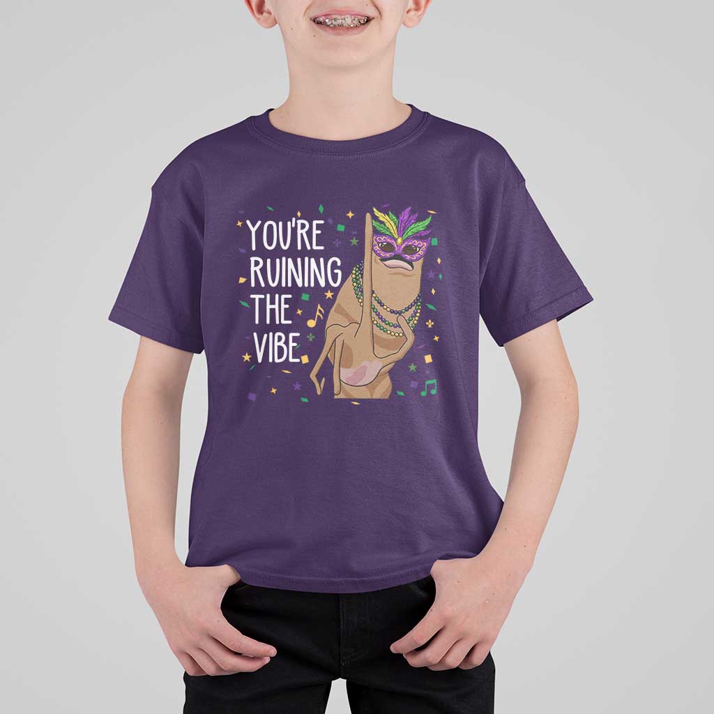 Funny Mardi Gras T Shirt For Kid Marcus The Worm Carnival Trendy Meme