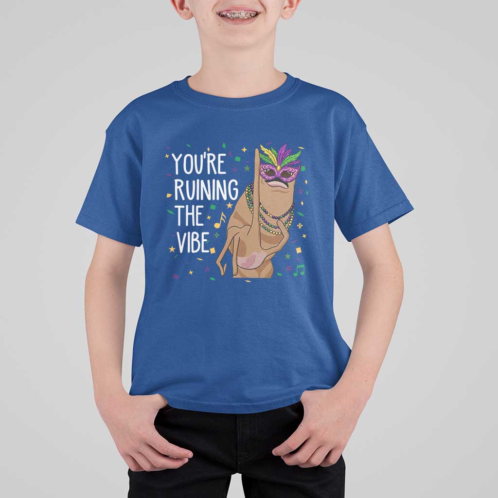 Funny Mardi Gras T Shirt For Kid Marcus The Worm Carnival Trendy Meme