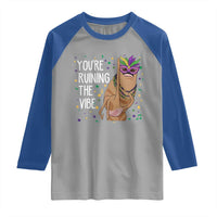 Funny Mardi Gras Raglan Shirt Marcus The Worm Carnival Trendy Meme