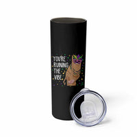 Funny Mardi Gras Skinny Tumbler Marcus The Worm Carnival Trendy Meme