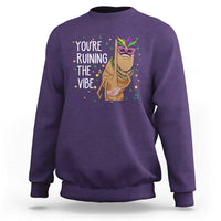 Funny Mardi Gras Sweatshirt Marcus The Worm Carnival Trendy Meme