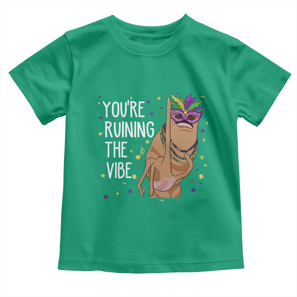 Funny Mardi Gras Toddler T Shirt Marcus The Worm Carnival Trendy Meme