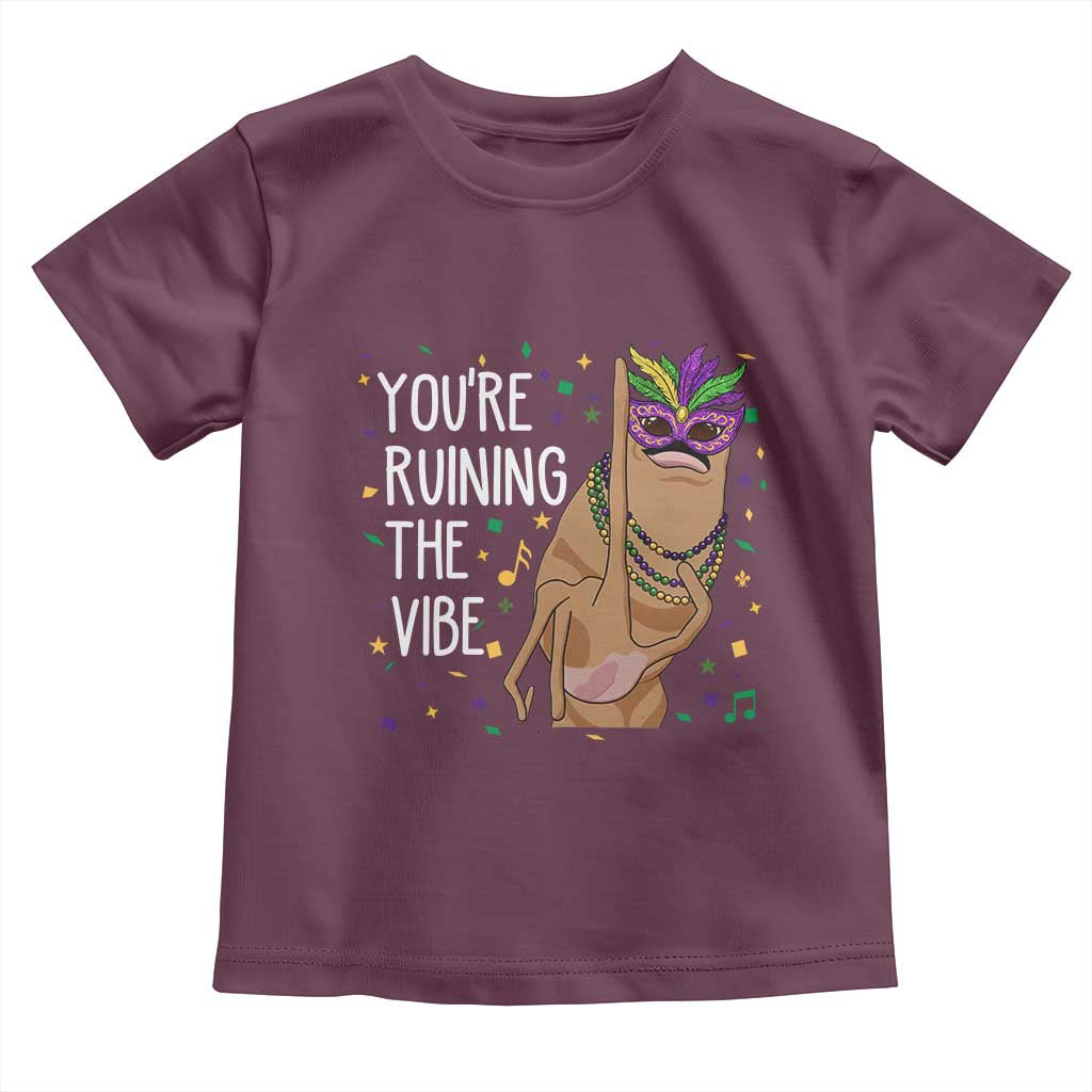 Funny Mardi Gras Toddler T Shirt Marcus The Worm Carnival Trendy Meme
