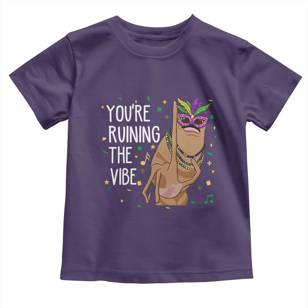 Funny Mardi Gras Toddler T Shirt Marcus The Worm Carnival Trendy Meme