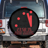 Doomsday Clock Armageddon Spare Tire Cover Almost Midnight Always Scrolling