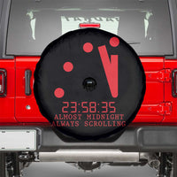 Doomsday Clock Armageddon Spare Tire Cover Almost Midnight Always Scrolling