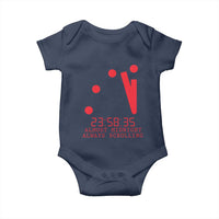 Doomsday Clock Armageddon Baby Onesie Almost Midnight Always Scrolling