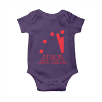 Doomsday Clock Armageddon Baby Onesie Almost Midnight Always Scrolling