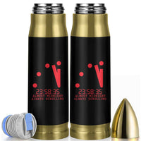 Doomsday Clock Armageddon Bullet Tumbler Almost Midnight Always Scrolling