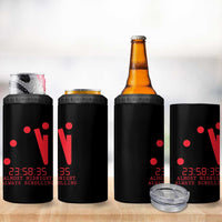 Doomsday Clock Armageddon 4 in 1 Can Cooler Tumbler Almost Midnight Always Scrolling