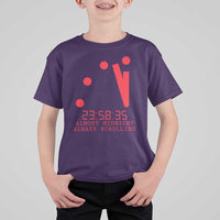 Doomsday Clock Armageddon T Shirt For Kid Almost Midnight Always Scrolling