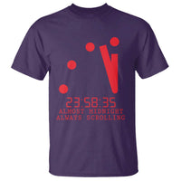 Doomsday Clock Armageddon T Shirt Almost Midnight Always Scrolling