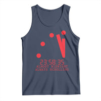 Doomsday Clock Armageddon Tank Top Almost Midnight Always Scrolling