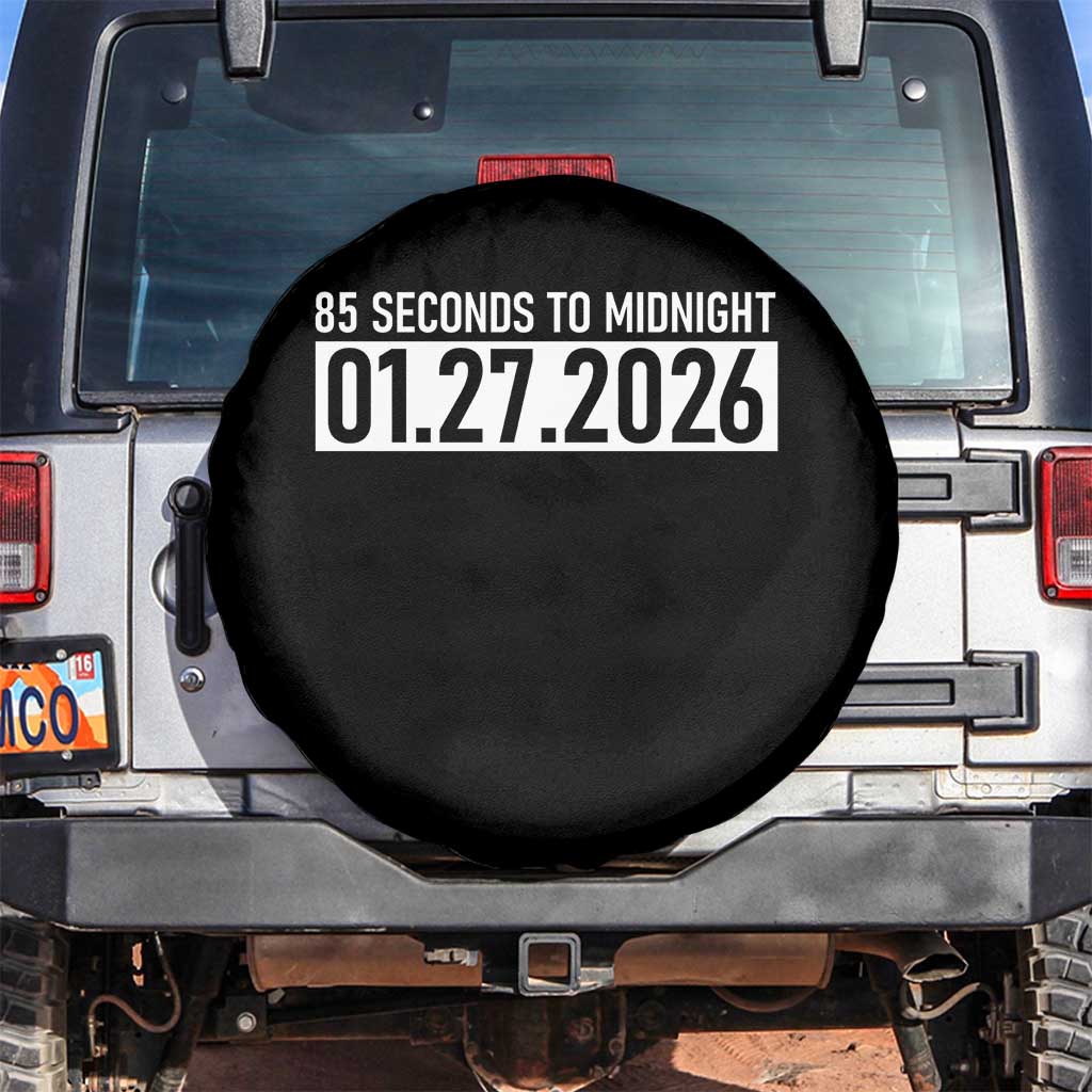 Doomsday Clock Armageddon Spare Tire Cover 85 Second To Midnight