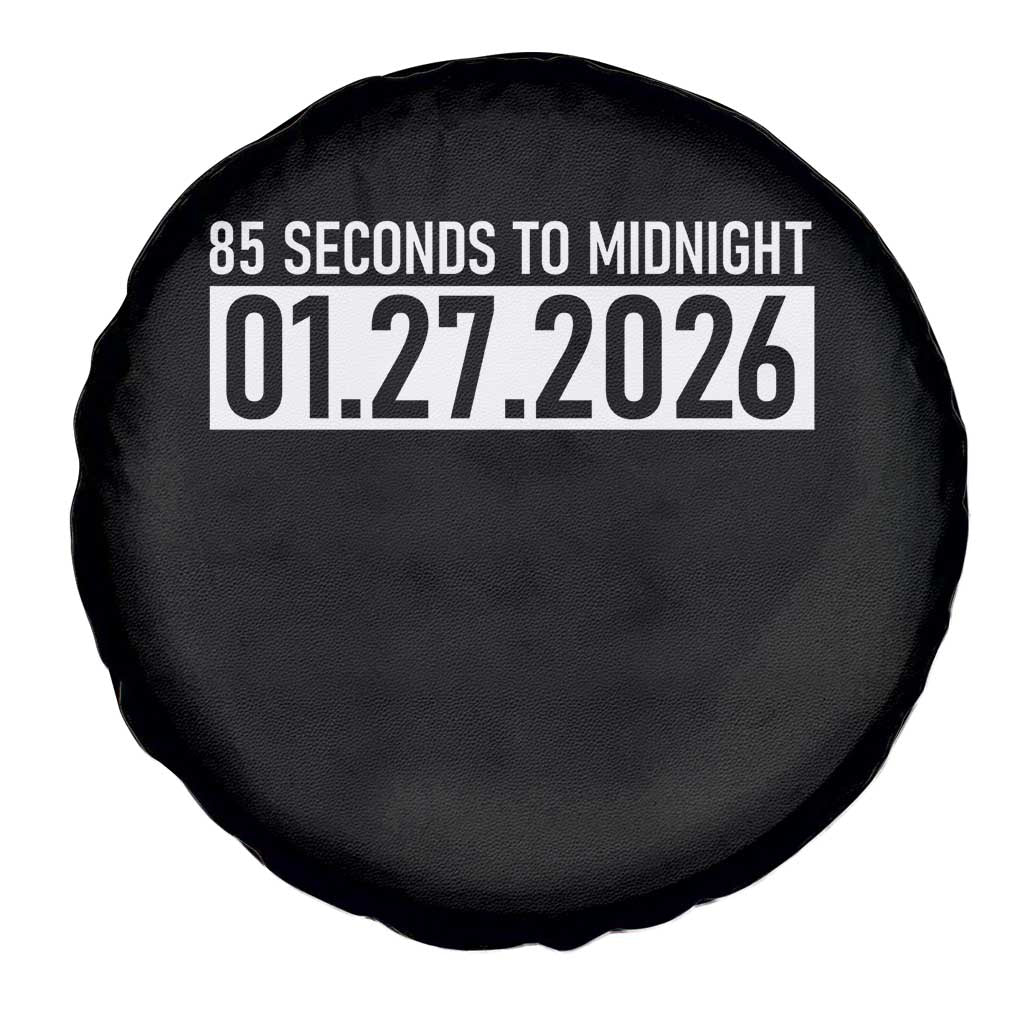 Doomsday Clock Armageddon Spare Tire Cover 85 Second To Midnight