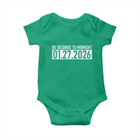 Doomsday Clock Armageddon Baby Onesie 85 Second To Midnight