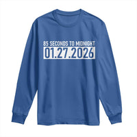 Doomsday Clock Armageddon Long Sleeve Shirt 85 Second To Midnight