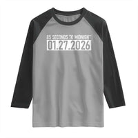 Doomsday Clock Armageddon Raglan Shirt 85 Second To Midnight