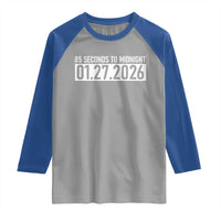 Doomsday Clock Armageddon Raglan Shirt 85 Second To Midnight