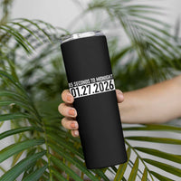Doomsday Clock Armageddon Skinny Tumbler 85 Second To Midnight