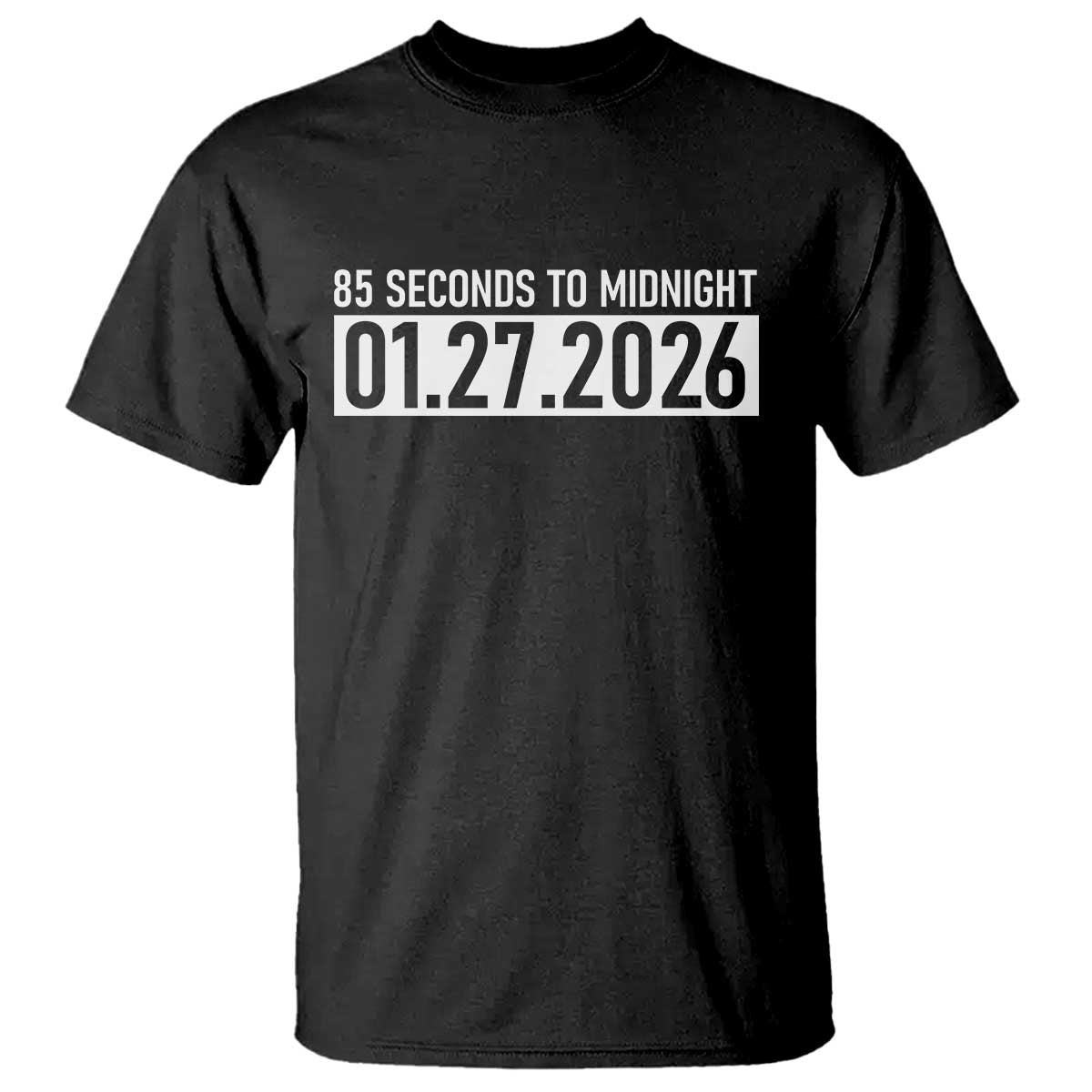 Doomsday Clock Armageddon T Shirt 85 Second To Midnight
