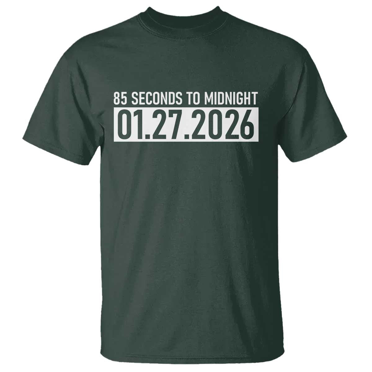 Doomsday Clock Armageddon T Shirt 85 Second To Midnight