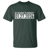 Doomsday Clock Armageddon T Shirt 85 Second To Midnight
