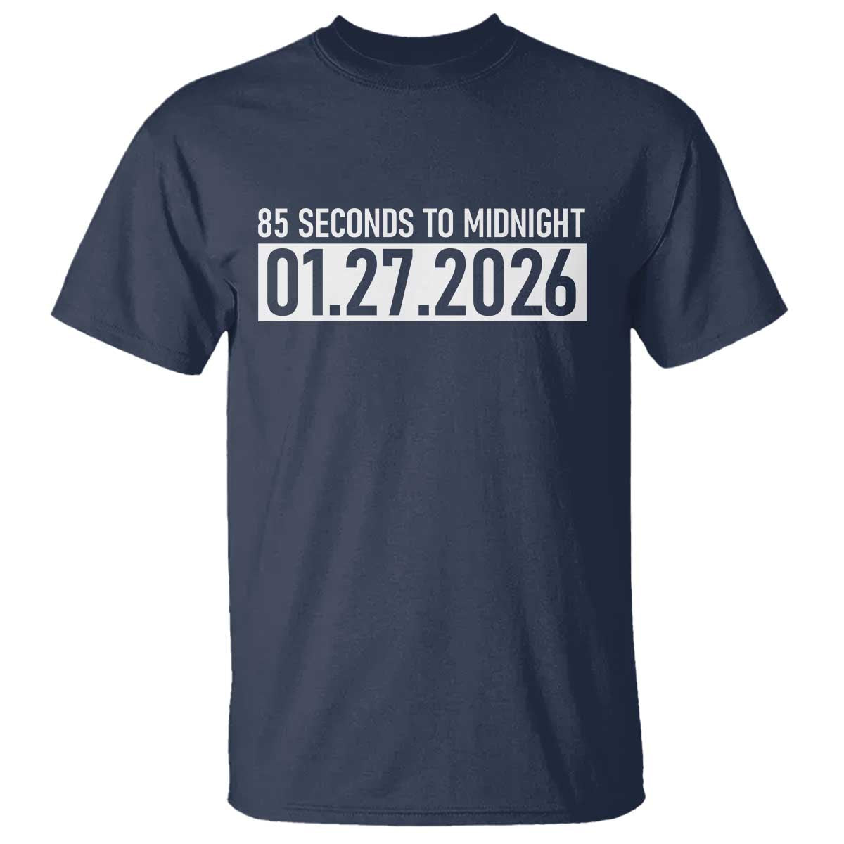 Doomsday Clock Armageddon T Shirt 85 Second To Midnight