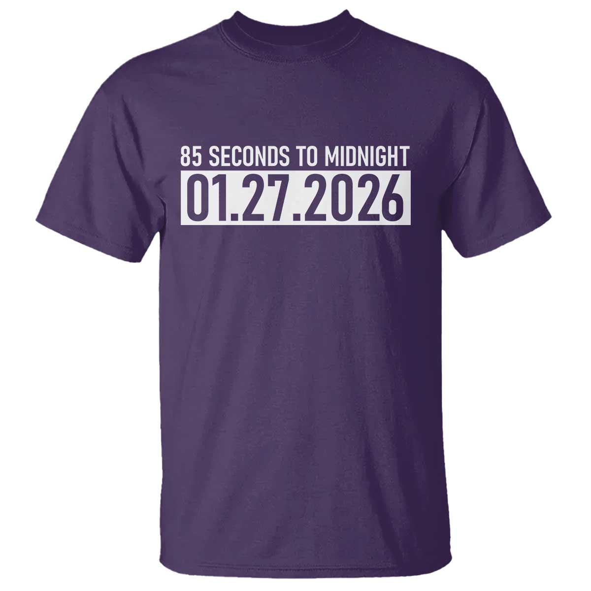 Doomsday Clock Armageddon T Shirt 85 Second To Midnight