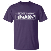 Doomsday Clock Armageddon T Shirt 85 Second To Midnight